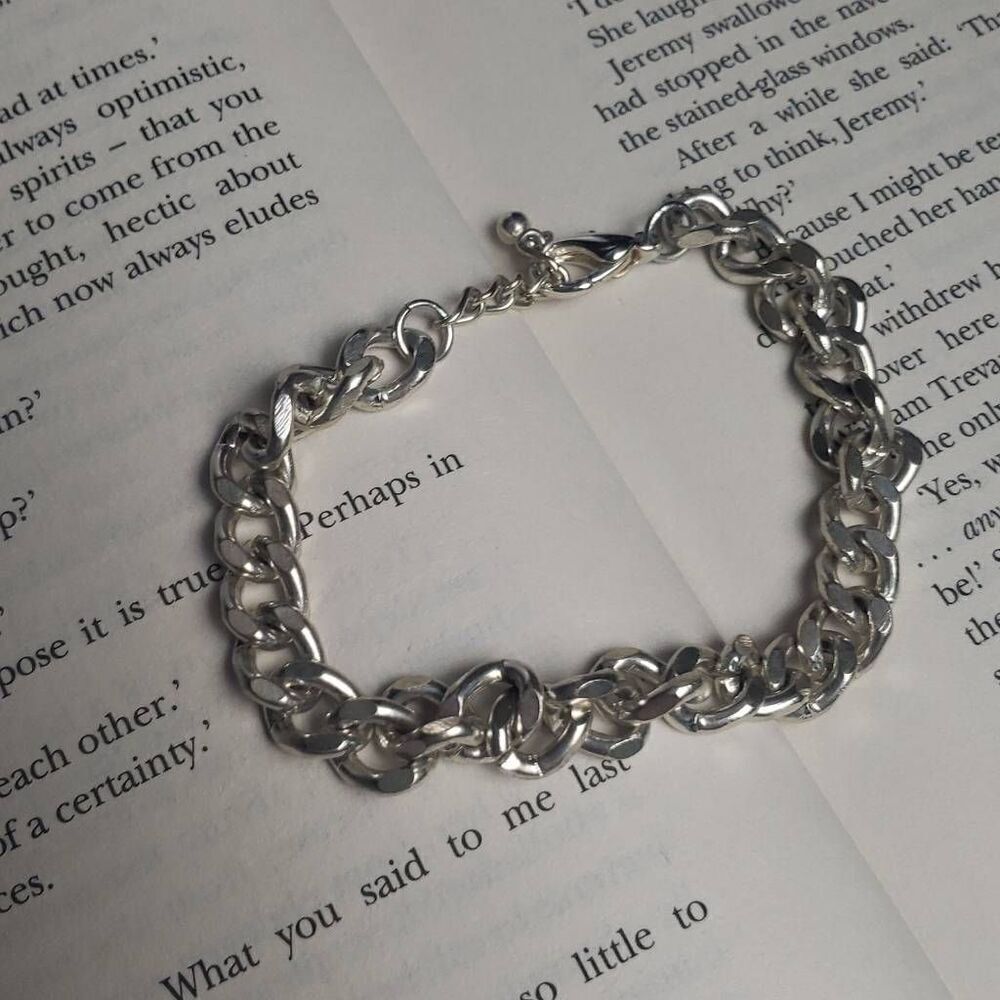 ‎Silver Chain Bracelet